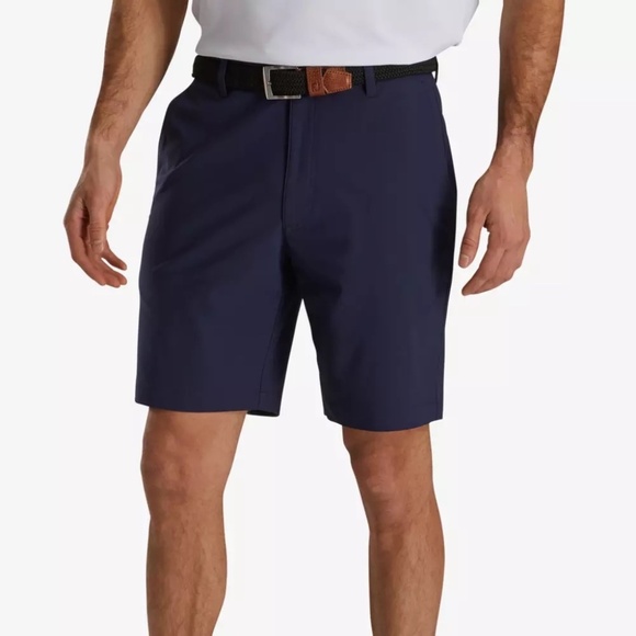 FootJoy Men's Navy Blue Performance Golf Shorts - Picture 1 of 10